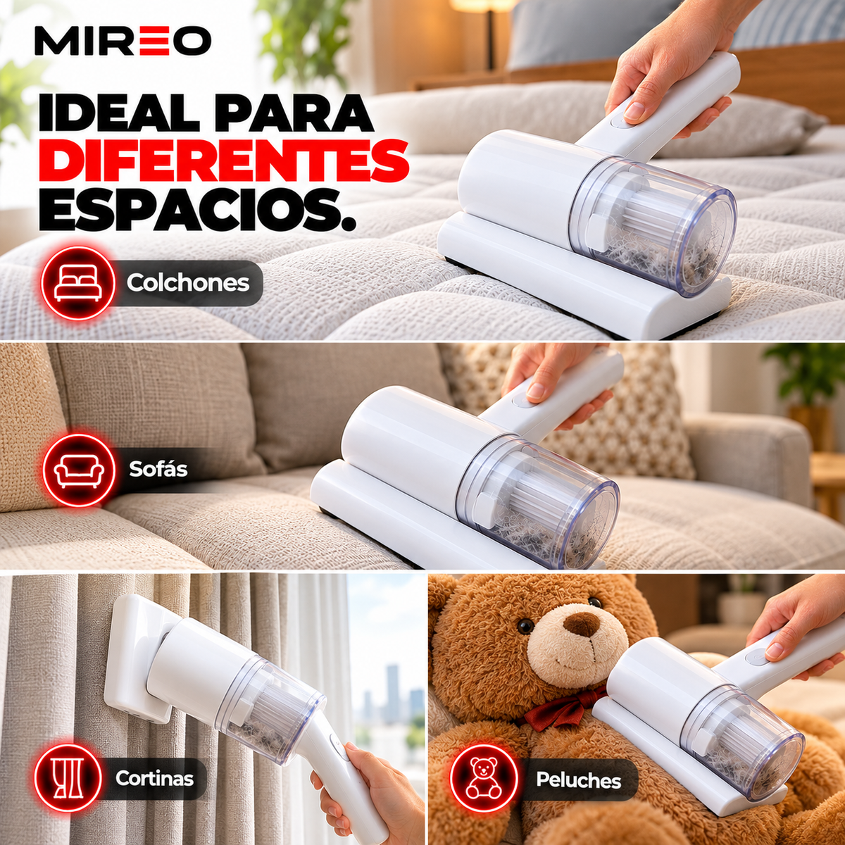 Aspiradora de Ácaros UV